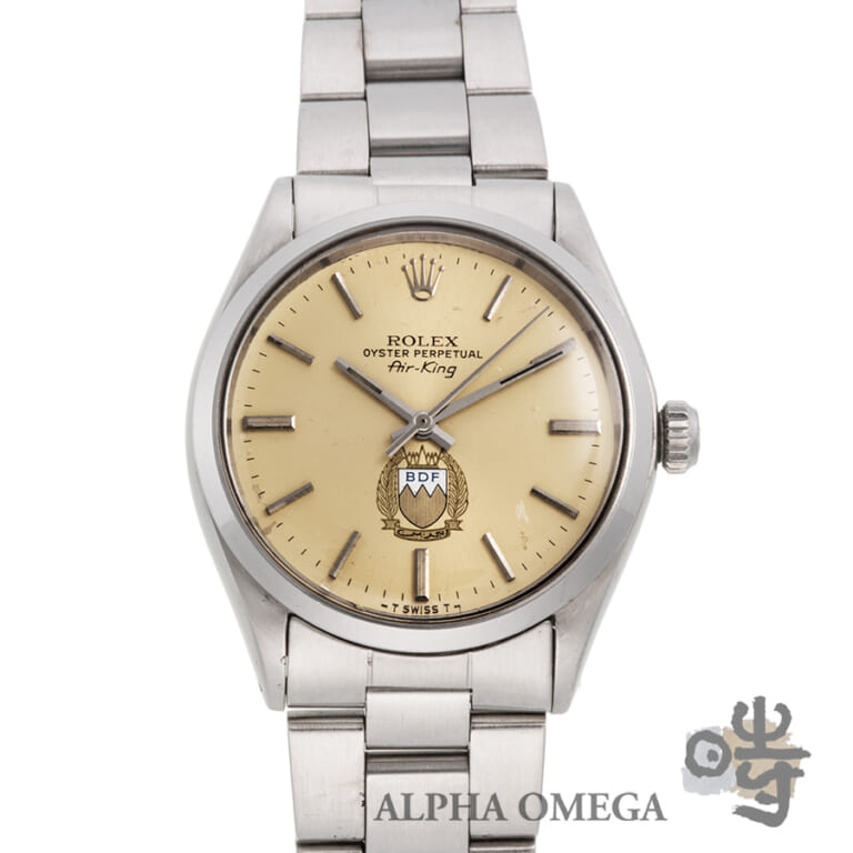 ロレックス エアキング クロノメーター Ref.1002 1972年 340番 バーレーン国防軍 ヴィンテージ メンズ 腕時計