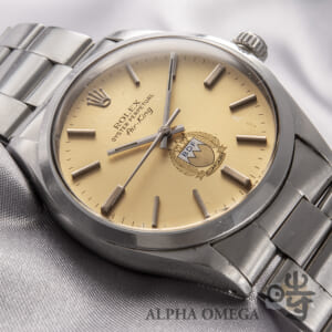 ロレックス エアキング クロノメーター Ref.1002 1972年 340番 バーレーン国防軍 ヴィンテージ メンズ 腕時計