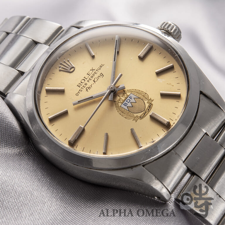 ロレックス エアキング クロノメーター Ref.1002 1972年 340番 バーレーン国防軍 ヴィンテージ メンズ 腕時計