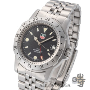 タグホイヤー ダイバー 1500シリーズ GMT Ref.159.306 スチール(SS) 1990年代 メンズ 腕時計