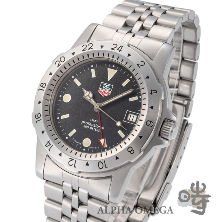 タグホイヤー ダイバー 1500シリーズ GMT Ref.159.306 スチール(SS) 1990年代 メンズ 腕時計