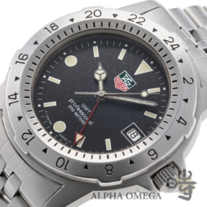 タグホイヤー ダイバー 1500シリーズ GMT Ref.159.306 スチール(SS) 1990年代 メンズ 腕時計