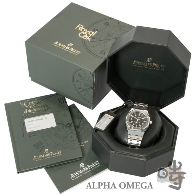 オーデマ ピゲ ロイヤルオーク アラビック 36mm Ref.14790ST.O.0789ST.07 スチール(SS) ブラック 2000年代 ヴィンテージ メンズ 腕時計