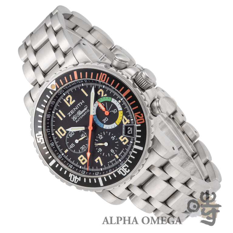 ゼニス レインボーフライバック Ref.02.0480.405 2000年 ヴィンテージ メンズ 腕時計