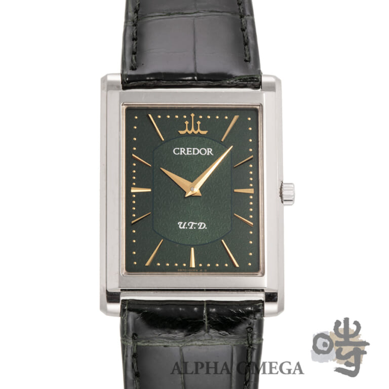 セイコー クレドール シグノ U.T.D. 眉山トワイライト Ref.GZAQ993/6870-00D0 ゴールド(WG) 2012年 15個限定 メンズ 腕時計