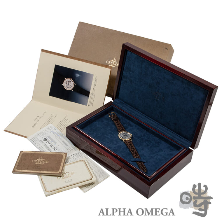 セイコー クレドール メカニカル スケルトン Ref.GZBD006 Cal.6899 ゴールド(PG) 1999年 25周年記念25個限定 ヴィンテージ メンズ 腕時計