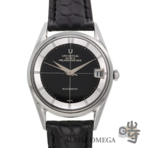 ユニバーサルジュネーブ ポールルーター デイト セカンドモデル タキシード Ref.204610-2 スチール(SS) 1960年代 ヴィンテージ メンズ 腕時計