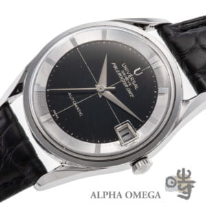 ユニバーサルジュネーブ ポールルーター デイト セカンドモデル タキシード Ref.204610-2 スチール(SS) 1960年代 ヴィンテージ メンズ 腕時計