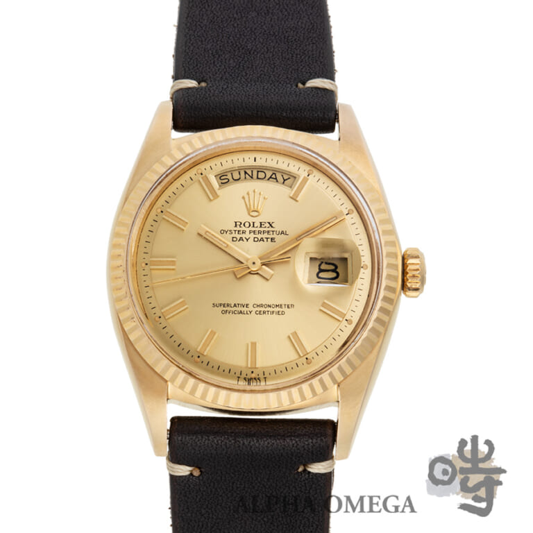 ロレックス デイデイト ワイドボーイ Ref.1803/8 1969/1972年 290番 トリチウム/保証書 ヴィンテージ メンズ 腕時計