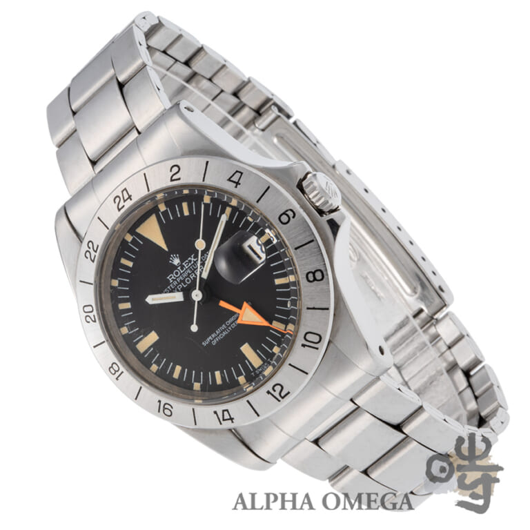 ロレックス エクスプローラーII マーク2文字盤/ベゼル 保証書付き Ref.1655 スチール(SS) 1972/1973年 350番 パンプキン ヴィンテージ メンズ 腕時計