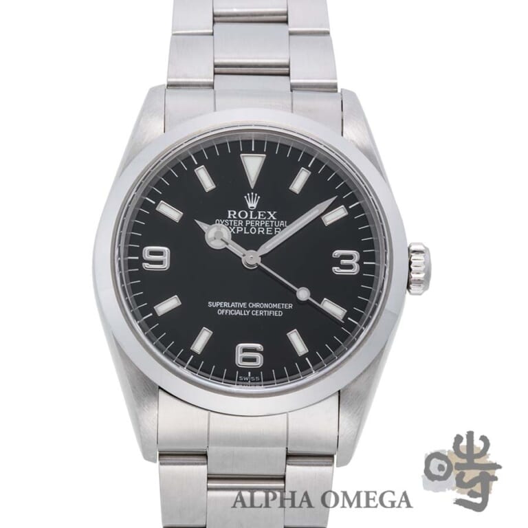 ロレックス エクスプローラーI Ref.14270 スチール(SS) 1999年 A4番 オンリースイス メンズ 腕時計