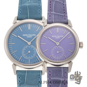 パテック フィリップ カラトラバ 東京2023 リミテッド・エディション ペアウォッチ Ref.6127G-010 ラックライトブルー 7127G-010 ライラックトーン 300個限定 2023年 メンズ 腕時計