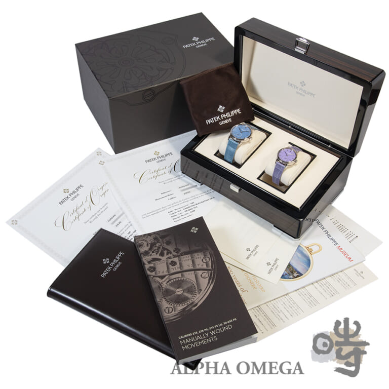 パテック フィリップ カラトラバ 東京2023 リミテッド・エディション ペアウォッチ Ref.6127G-010 ラックライトブルー 7127G-010 ライラックトーン 300個限定 2023年 メンズ 腕時計