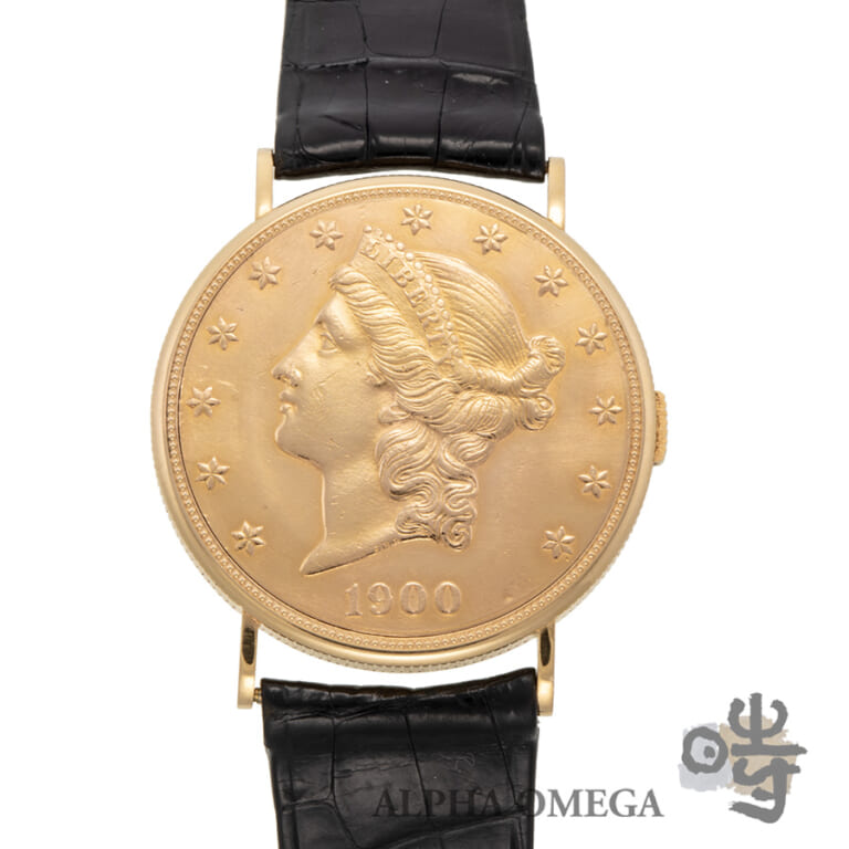 ピアジェ コインウォッチ Ref.900B ゴールド(YG) 1980年代 ヴィンテージ メンズ 腕時計