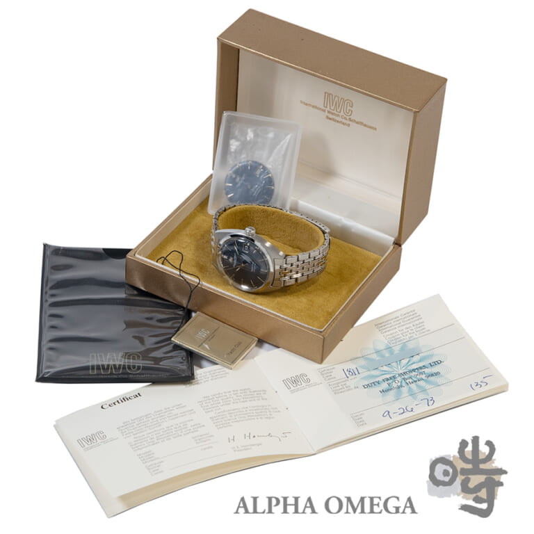 IWC インターナショナル ウォッチ カンパニー ヨットクラブ Ref.1811 スチール(SS) 1971年 207番 保証書付き ヴィンテージ メンズ 腕時計