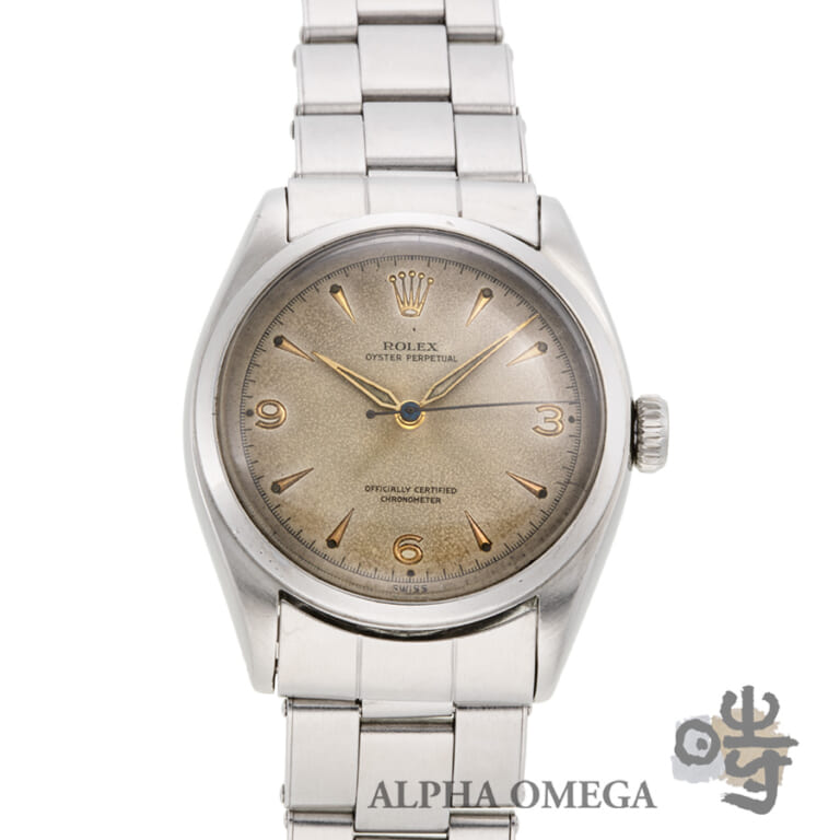 ロレックス セミバブルバック スーパーオイスター Ref.6084 91番 1952年アンティーク メンズ 腕時計