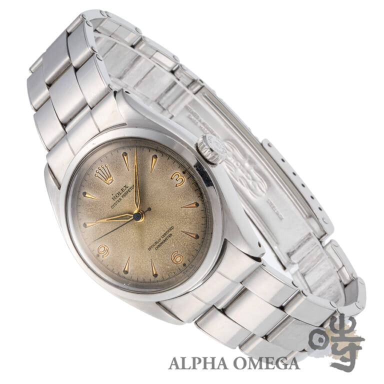 ロレックス セミバブルバック スーパーオイスター Ref.6084 91番 1952年アンティーク メンズ 腕時計