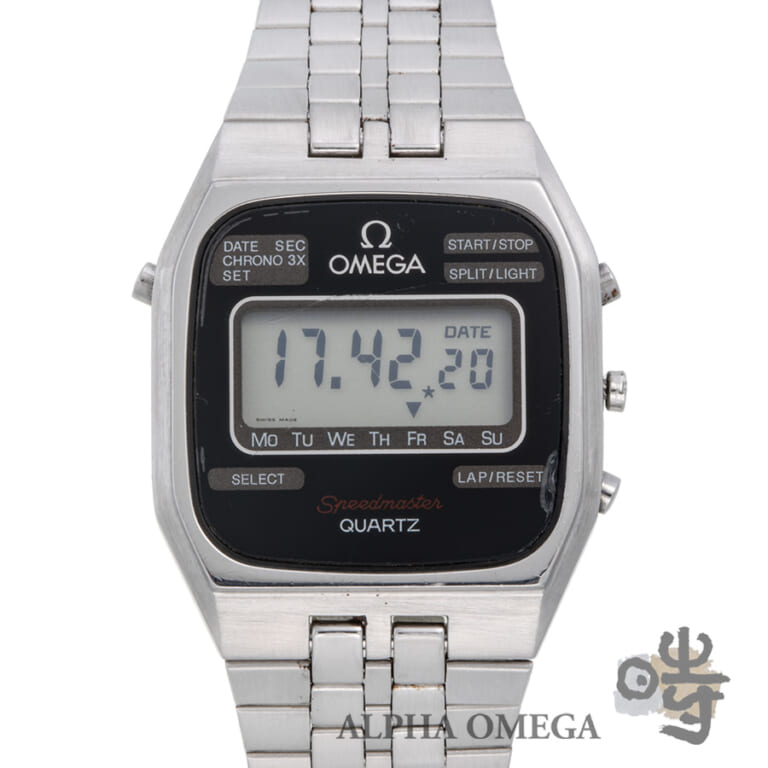 オメガ スピードマスター デジタルクォーツ LCD Ref.186.0010 スチール(SS) 1978年【弊社一年間保証対象外商品です】 ヴィンテージ メンズ 腕時計