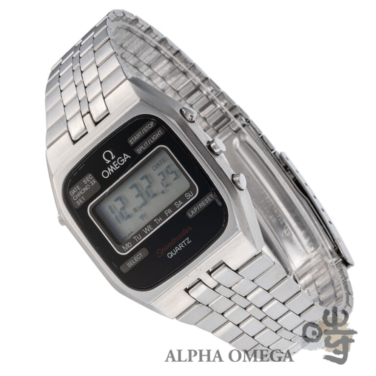 オメガ スピードマスター デジタルクォーツ LCD Ref.186.0010 スチール(SS) 1978年【弊社一年間保証対象外商品です】 ヴィンテージ メンズ 腕時計