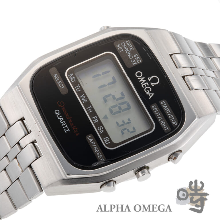 オメガ スピードマスター デジタルクォーツ LCD Ref.186.0010 スチール(SS) 1978年【弊社一年間保証対象外商品です】 ヴィンテージ メンズ 腕時計