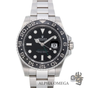 ロレックス GMTマスターII Ref.116710LN スチール(SS) 2019年 ランダム番 最終品番 鏡面バックル メンズ 腕時計