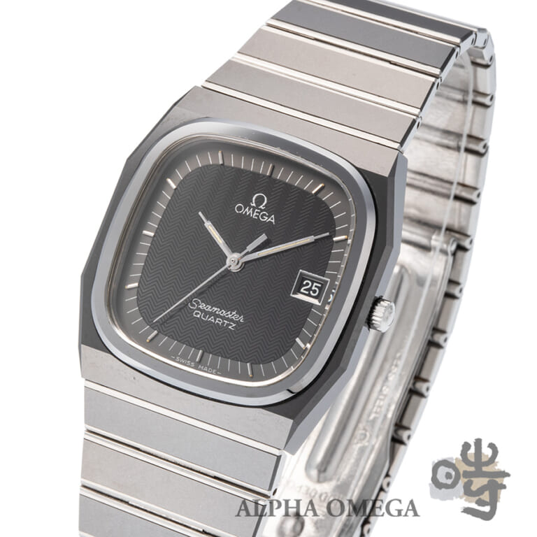 オメガ シーマスター ブラックチューリップ Ref.196.0249 セラミック(Ce) 1980年代 ヴィンテージ メンズ 腕時計