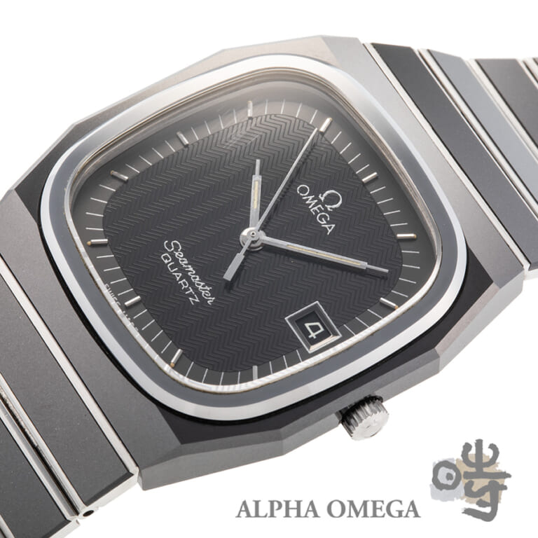 オメガ シーマスター ブラックチューリップ Ref.196.0249 セラミック(Ce) 1980年代 ヴィンテージ メンズ 腕時計