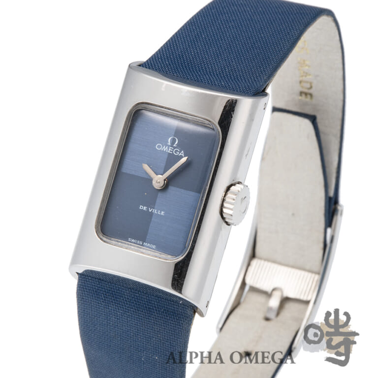 オメガ デ・ヴィル チョコレートブロック Ref.511.0459 スチール(SS) 363番 1973年【弊社一年間保証対象外商品です】 ヴィンテージ レディース 腕時計