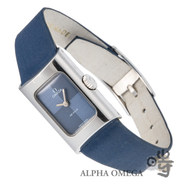 オメガ デ・ヴィル チョコレートブロック Ref.511.0459 スチール(SS) 363番 1973年【弊社一年間保証対象外商品です】 ヴィンテージ レディース 腕時計