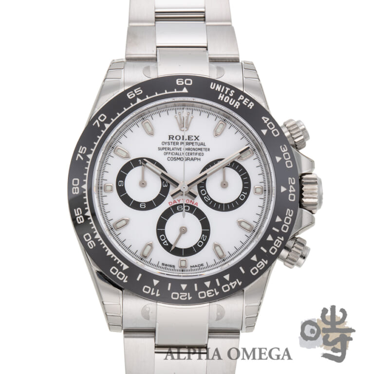 ロレックス コスモグラフ デイトナ ホワイト/白文字盤 Ref.116500LN セラミックベゼル 2022年09月 最終モデル/シール付き メンズ 腕時計