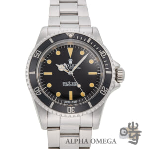 ロレックス サブマリーナ Ref.5513 シェリフ スチール(SS) 1975年 385番 ヴィンテージ メンズ 腕時計