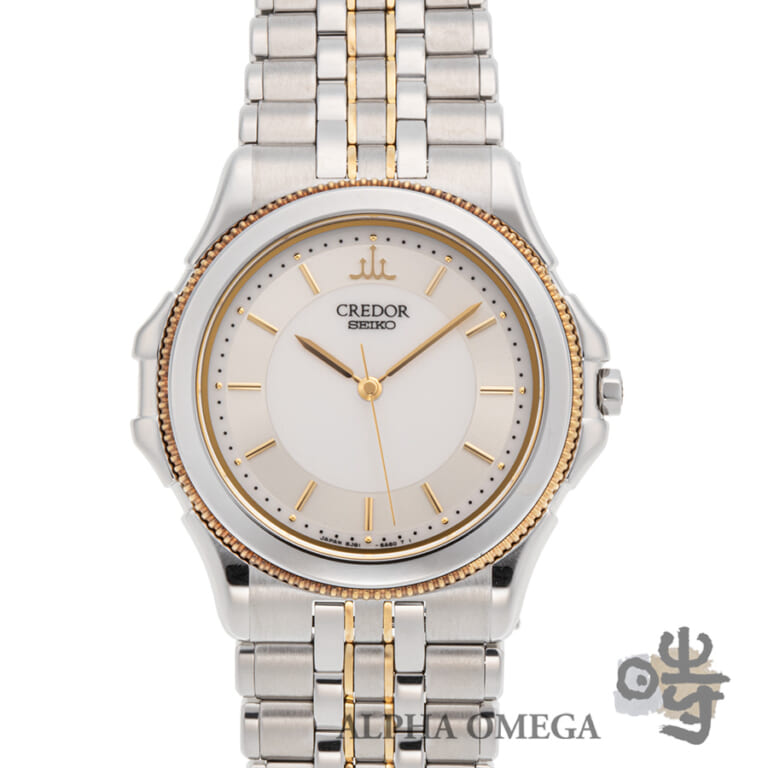 セイコー クレドール パシフィーク Ref.GCAR016/8J81-6A20 コンビ(SS/YG) 1990年代 ヴィンテージ メンズ 腕時計