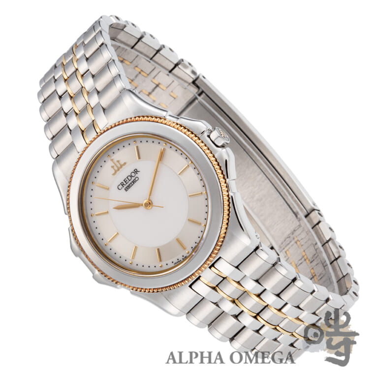 セイコー クレドール パシフィーク Ref.GCAR016/8J81-6A20 コンビ(SS/YG) 1990年代 ヴィンテージ メンズ 腕時計