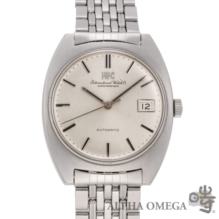 IWC インターナショナル ウォッチ カンパニー Cラインケース Ref.1828 スチール(SS) 1973年 212番 ゲイフレアーブレスレット ヴィンテージ メンズ 腕時計