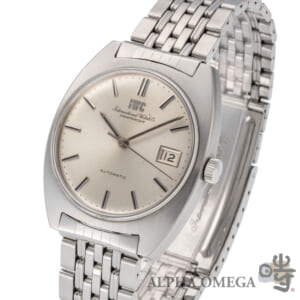 IWC インターナショナル ウォッチ カンパニー Cラインケース Ref.1828 スチール(SS) 1973年 212番 ゲイフレアーブレスレット ヴィンテージ メンズ 腕時計
