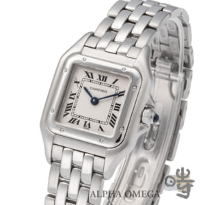 カルティエ パンテール SM Ref.W25033P5 スチール(SS) アイボリー 2000年前後 ヴィンテージ レディース 腕時計