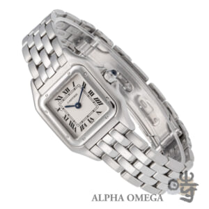 カルティエ パンテール SM Ref.W25033P5 スチール(SS) アイボリー 2000年前後 ヴィンテージ レディース 腕時計