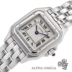 カルティエ パンテール SM Ref.W25033P5 スチール(SS) アイボリー 2000年前後 ヴィンテージ レディース 腕時計